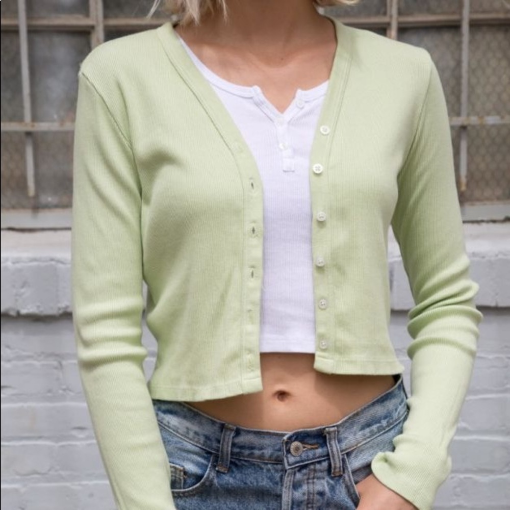 GREEN BRANDY MELVILLE PAIGE TOP